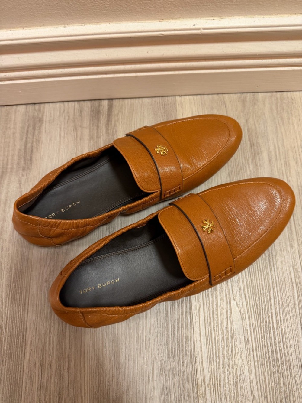 Tory Burch Ballet Leather Loafers
